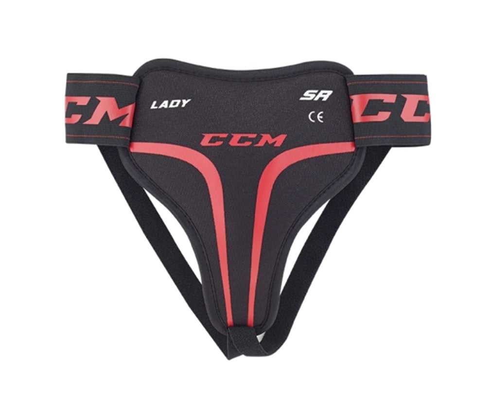 CCM ragazza inguine guardia hockey su ghiaccio junior